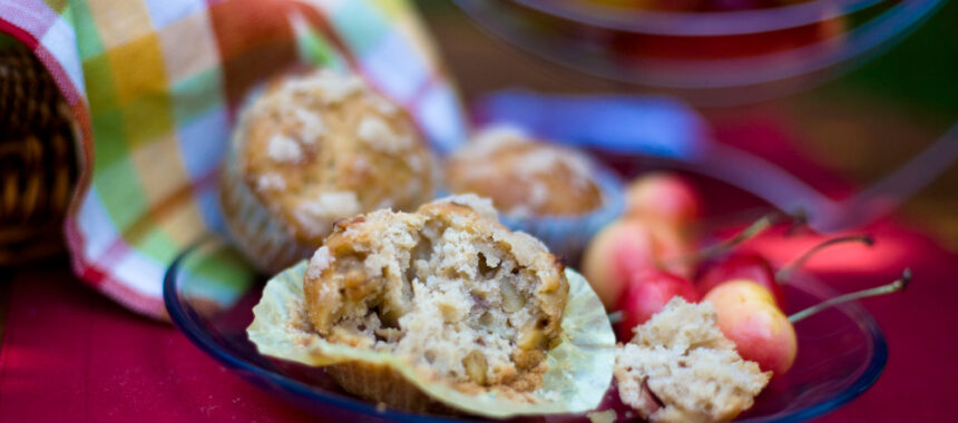 Muffiny jabłkowo-orzechowe